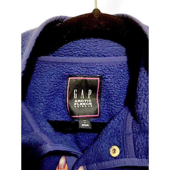 Gap Sweater Youth XL (12) Blue Arctic Fleece Pullover Fleece Kids Boys Outerwear - Picture 4 of 6